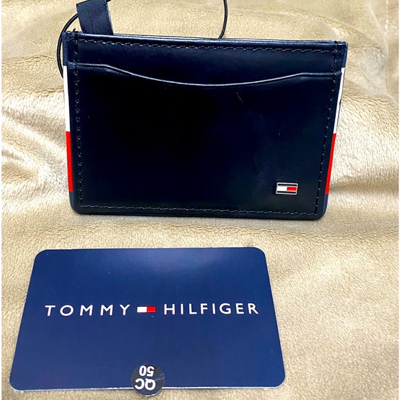 Tommy Hilfiger Leather Card/Wallet NEW - Picture 1 of 11